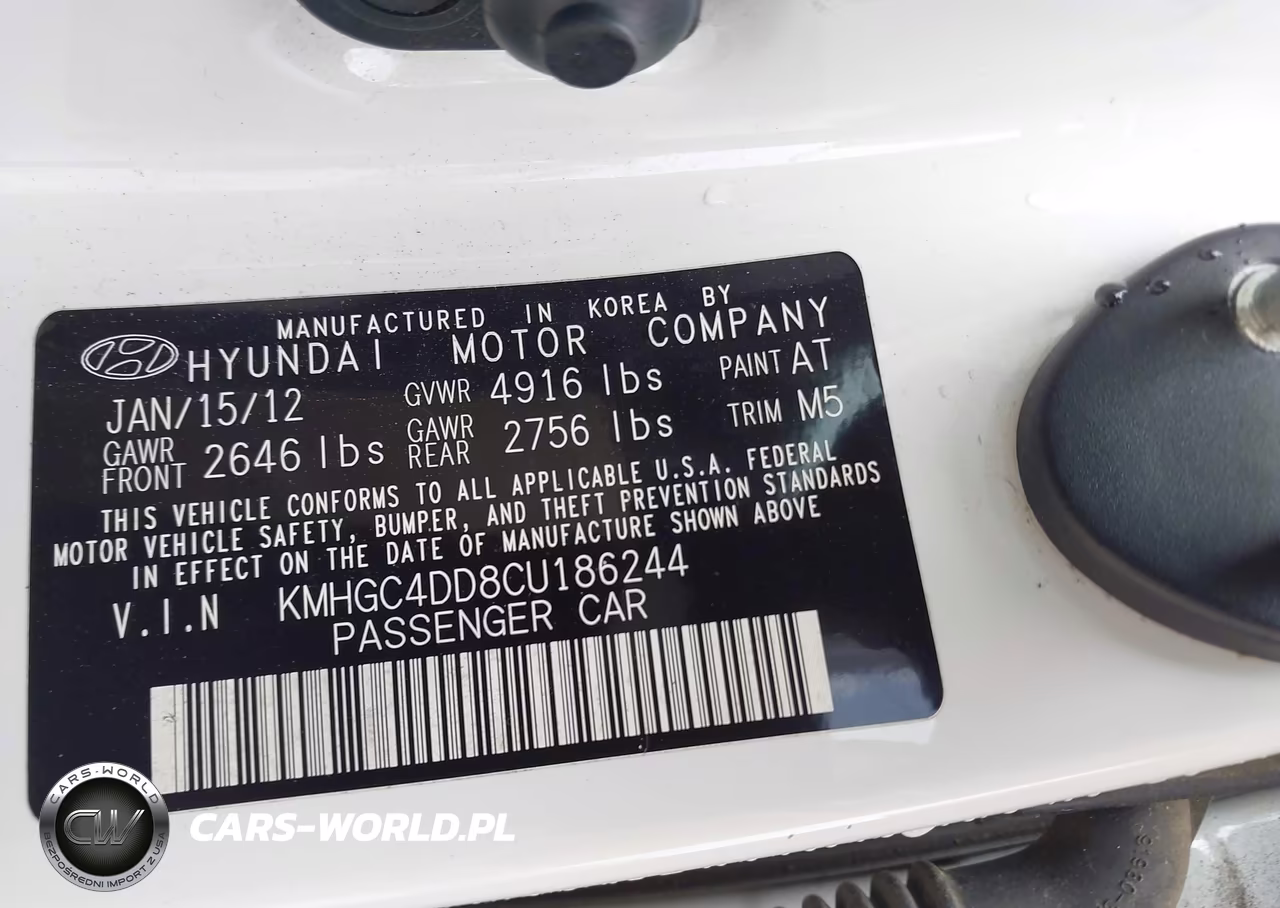 2012 Hyundai Genesis 3.8 VIN:KMHGC4DD8CU186244 - 9