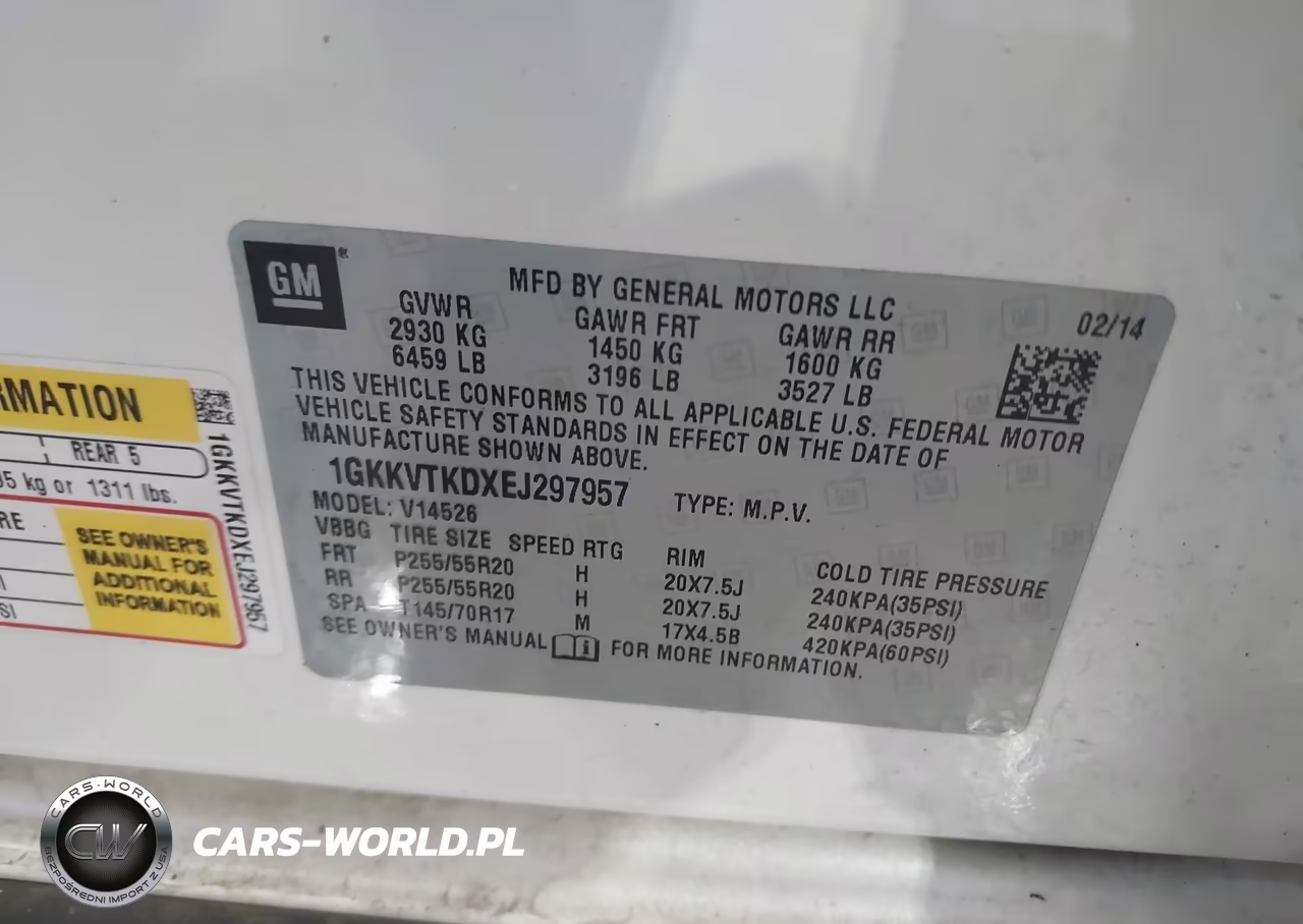 2014 GMC Acadia Denali VIN:1GKKVTKDXEJ297957 - 9
