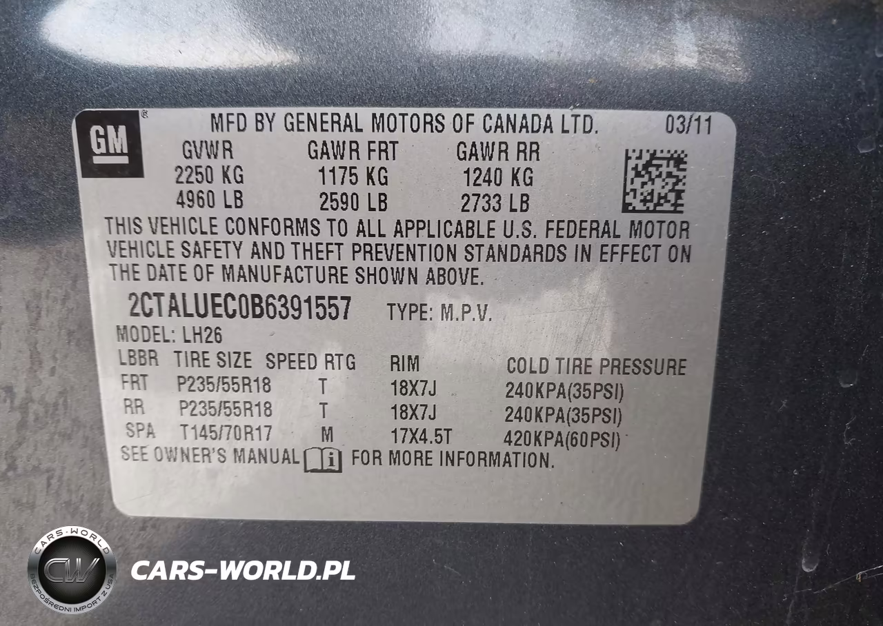 2011 GMC Terrain Slt-1 VIN:2CTALUEC0B6391557 - 9