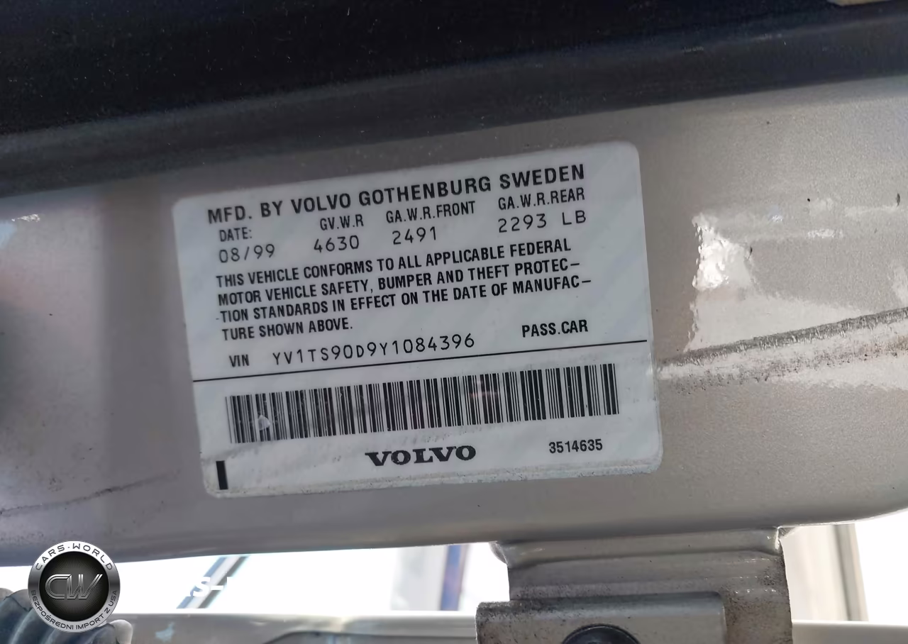 2000 Volvo S80 T-6 VIN:YV1TS90D9Y1084396 - 9