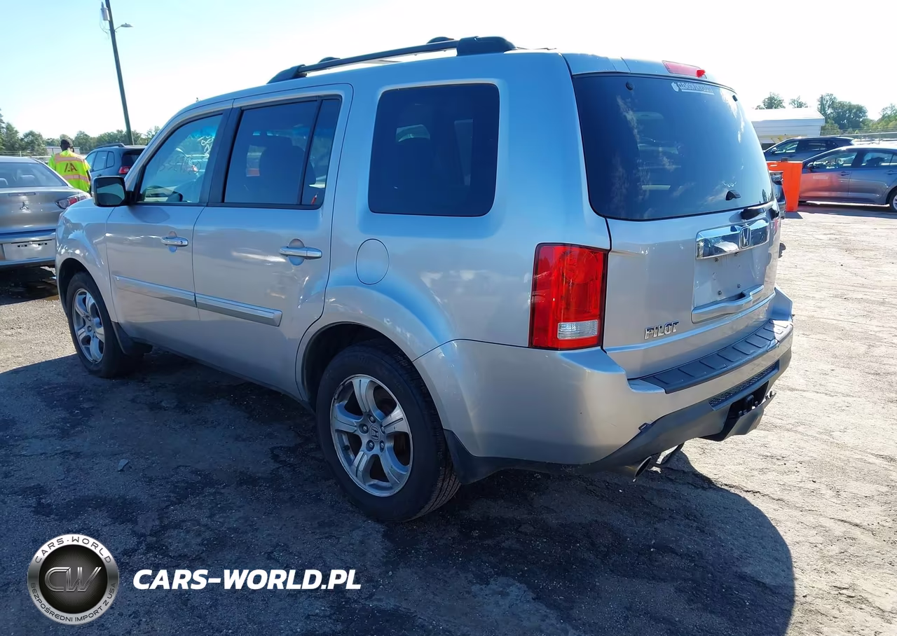 2012 Honda Pilot Ex-L VIN:5FNYF3H73CB017188 - 3