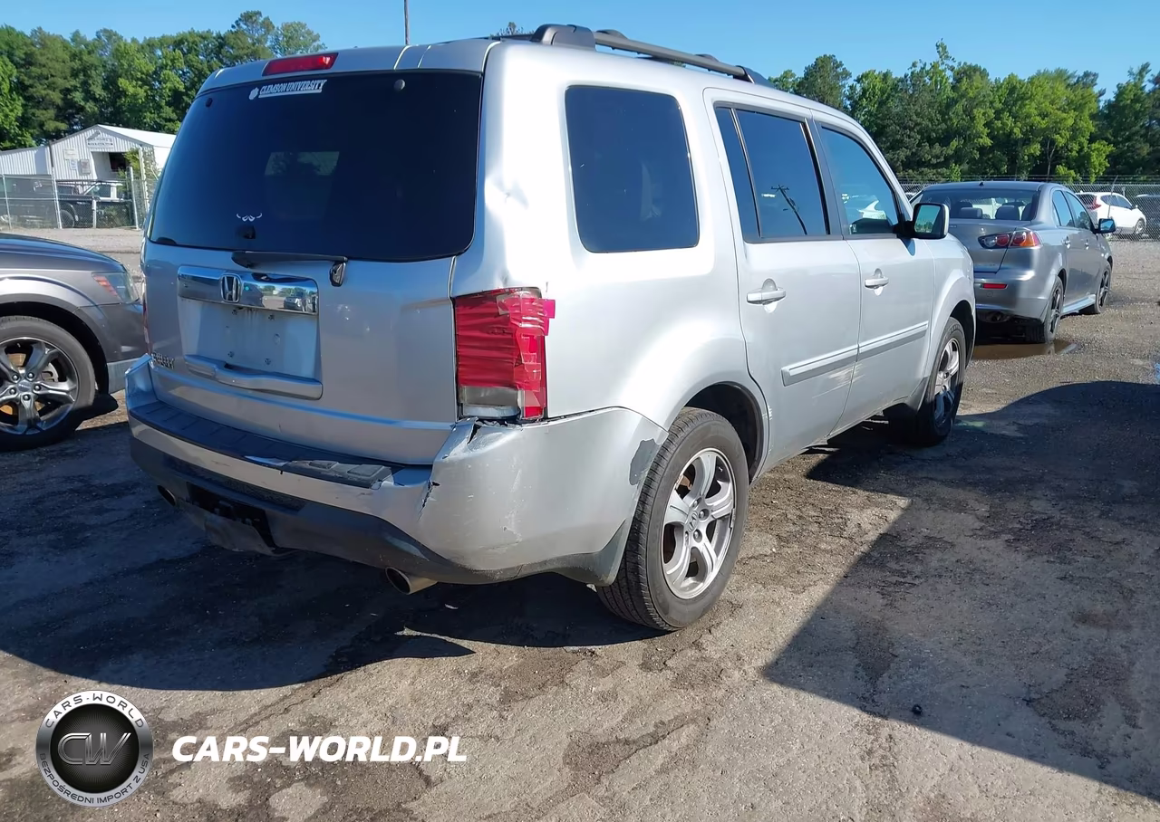 2012 Honda Pilot Ex-L VIN:5FNYF3H73CB017188 - 4