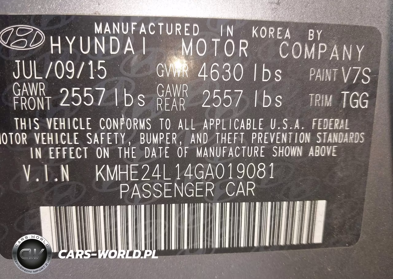 2016 Hyundai Sonata Hybrid Se VIN:KMHE24L14GA019081 - 9