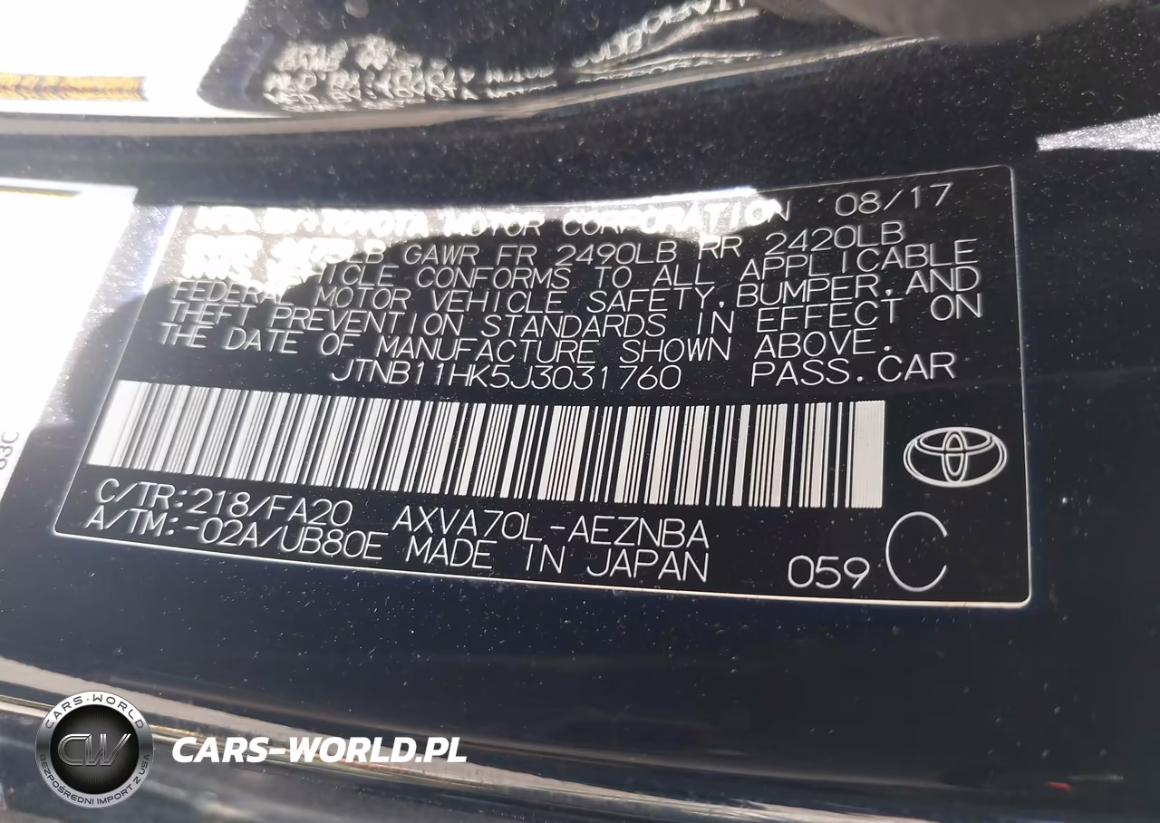 2018 Toyota Camry Le VIN:JTNB11HK5J3031760 - 9