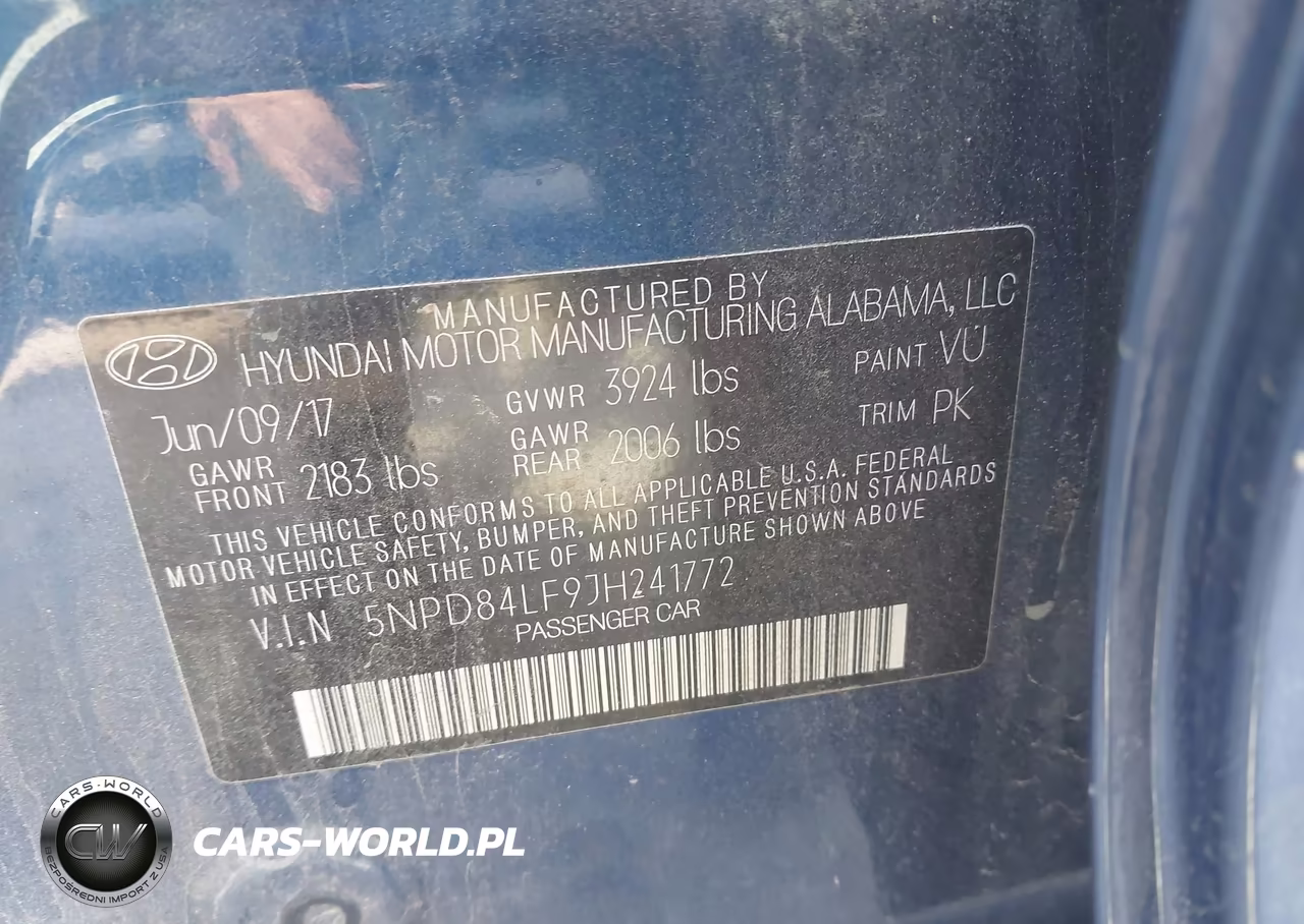 2018 Hyundai Elantra Sel VIN:5NPD84LF9JH241772 - 9