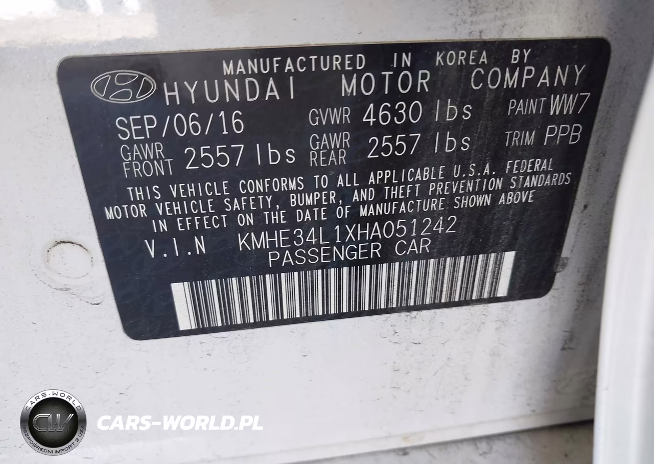 2017 Hyundai Sonata Hybrid Limited VIN:KMHE34L1XHA051242 - 9