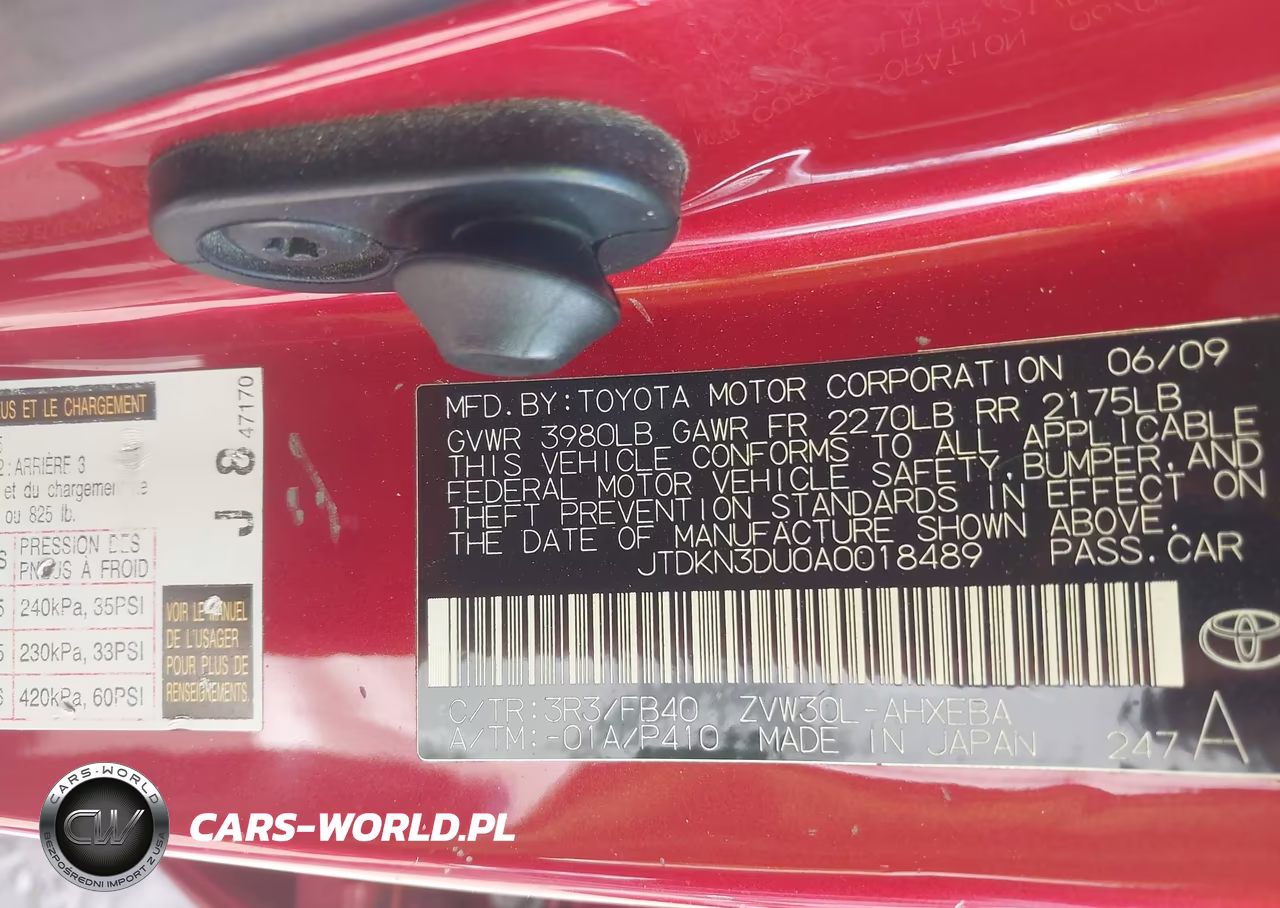 2010 Toyota Prius Ii VIN:JTDKN3DU0A0018489 - 9