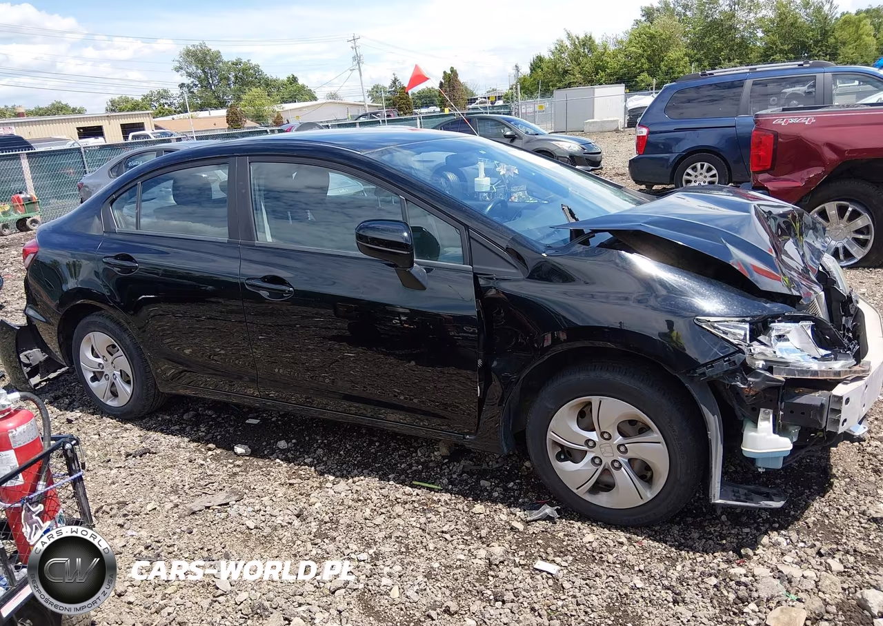 2015 Honda Civic Lx VIN:19XFB2F56FE018117 - 14