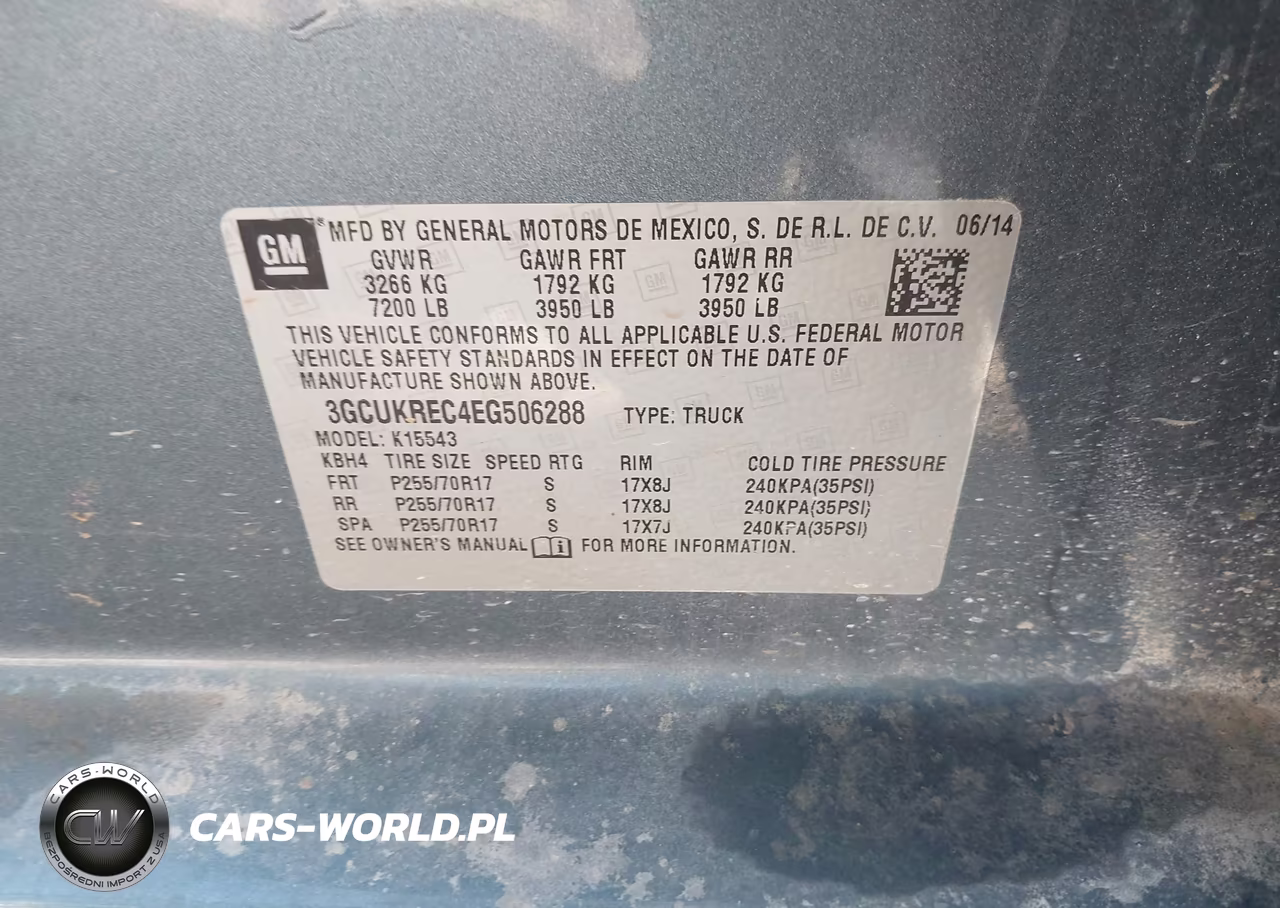 2014 Chevrolet Silverado 1500 Lt VIN:3GCUKREC4EG506288 - 9