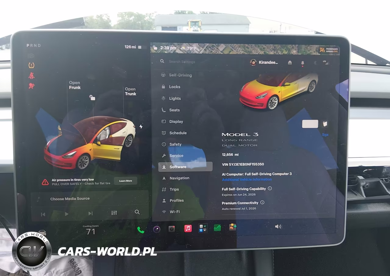 2022 Tesla Model 3 Long Range Dual Motor All-Wheel Drive VIN:5YJ3E1EB0NF155350 - 7