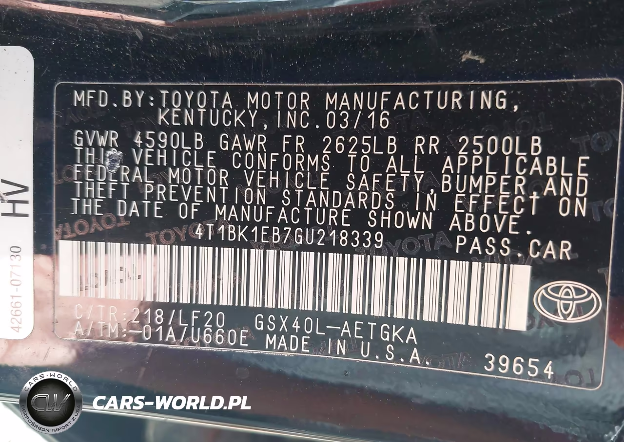2016 Toyota Avalon Xle Premium VIN:4T1BK1EB7GU218339 - 9