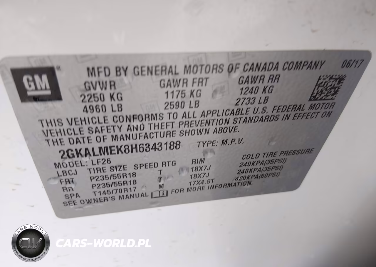 2017 GMC Terrain Sle-1 VIN:2GKALMEK8H6343188 - 9