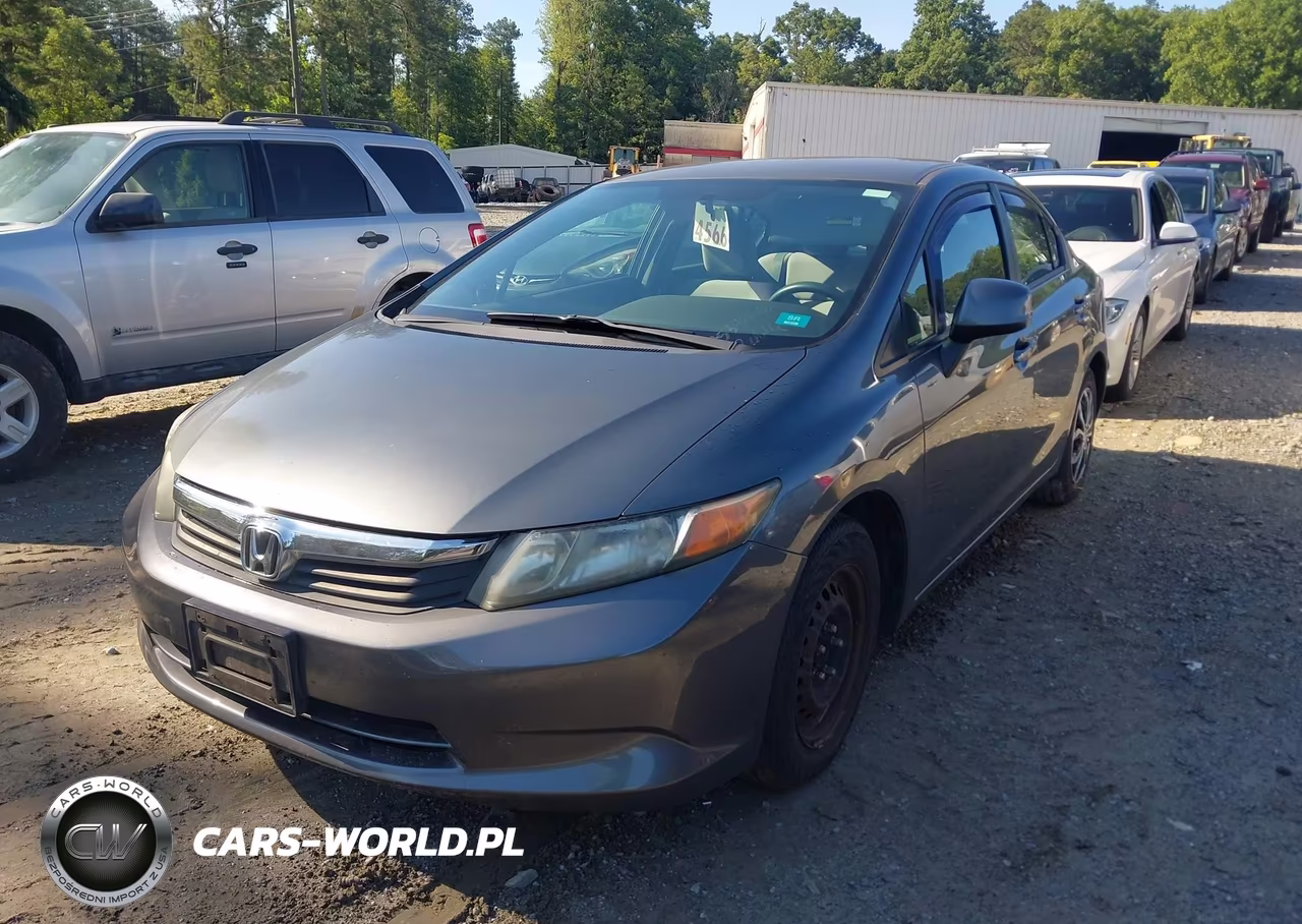 2012 Honda Civic Lx VIN:19XFB2F50CE108729 - 2