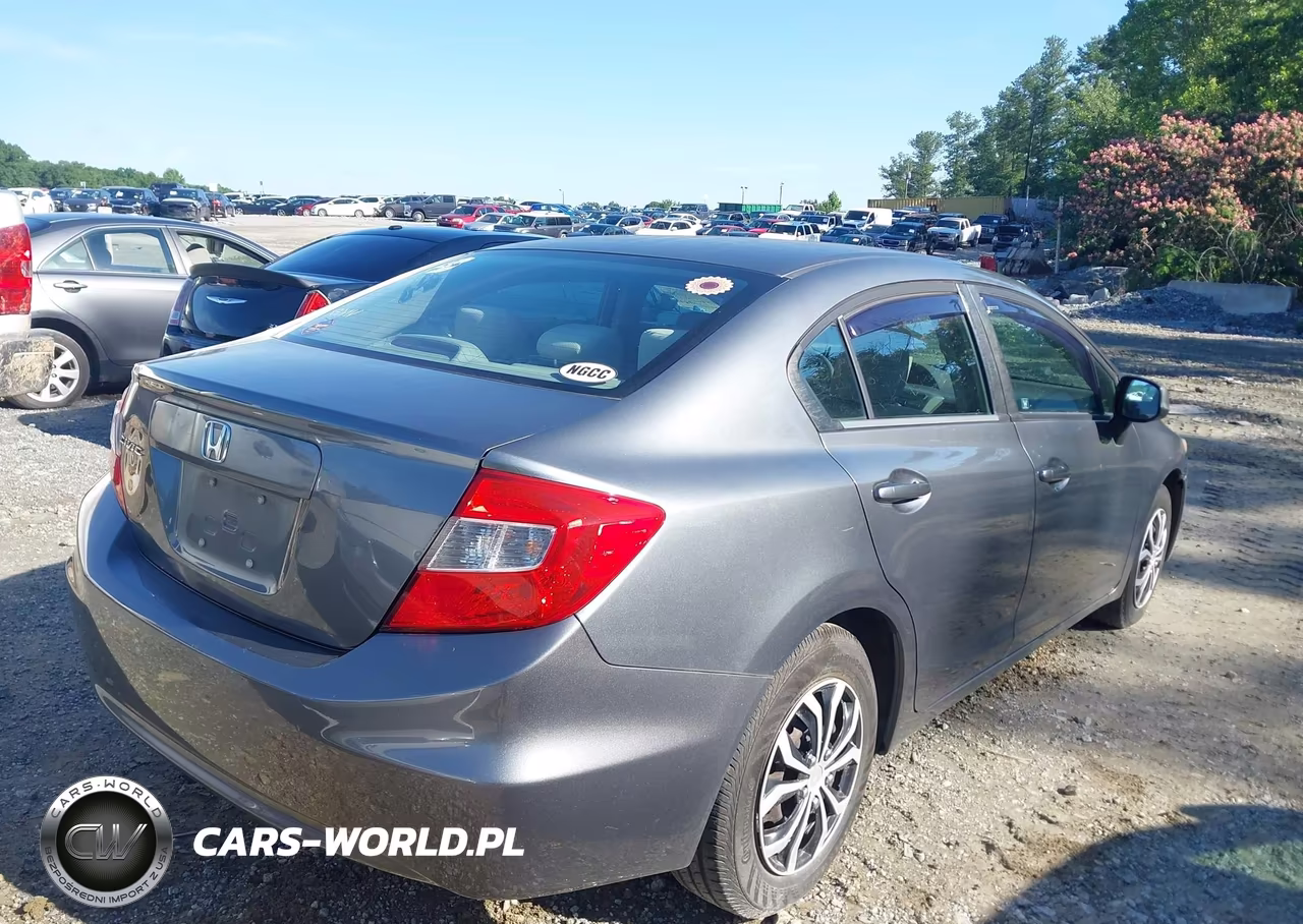 2012 Honda Civic Lx VIN:19XFB2F50CE108729 - 4