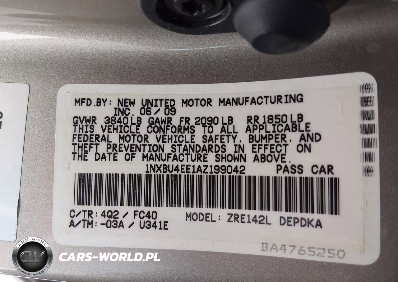 2010 Toyota Corolla Le VIN:1NXBU4EE1AZ199042 - 9