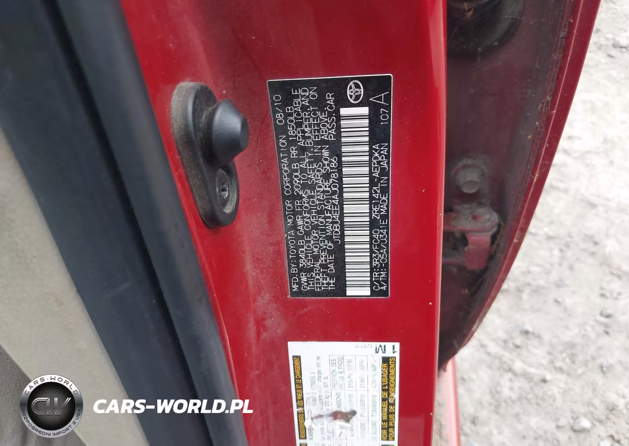 2010 Toyota Corolla Le VIN:JTDBU4EE4AJ078186 - 9