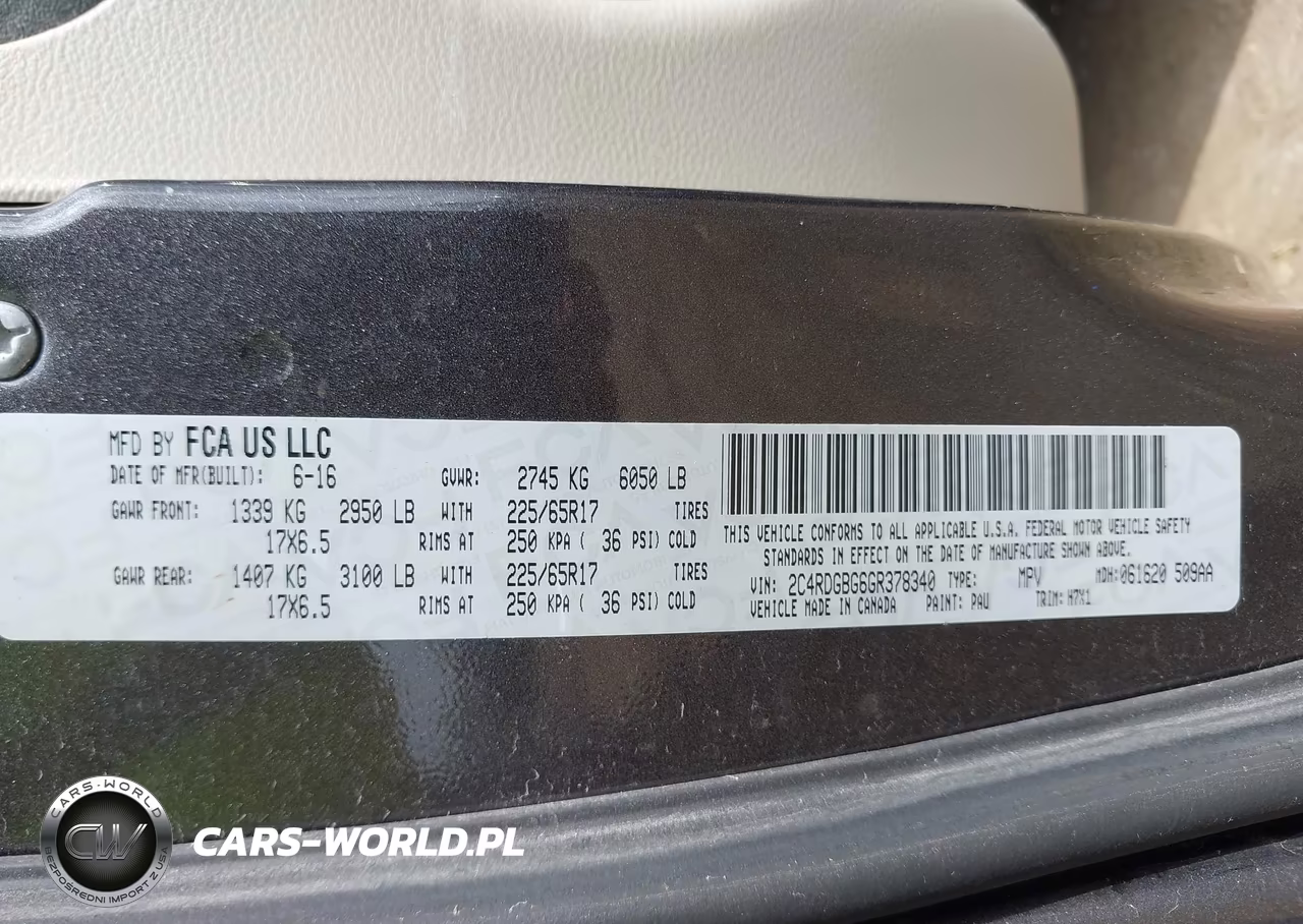 2016 Dodge Grand Caravan American Value Pkg VIN:2C4RDGBG6GR378340 - 9