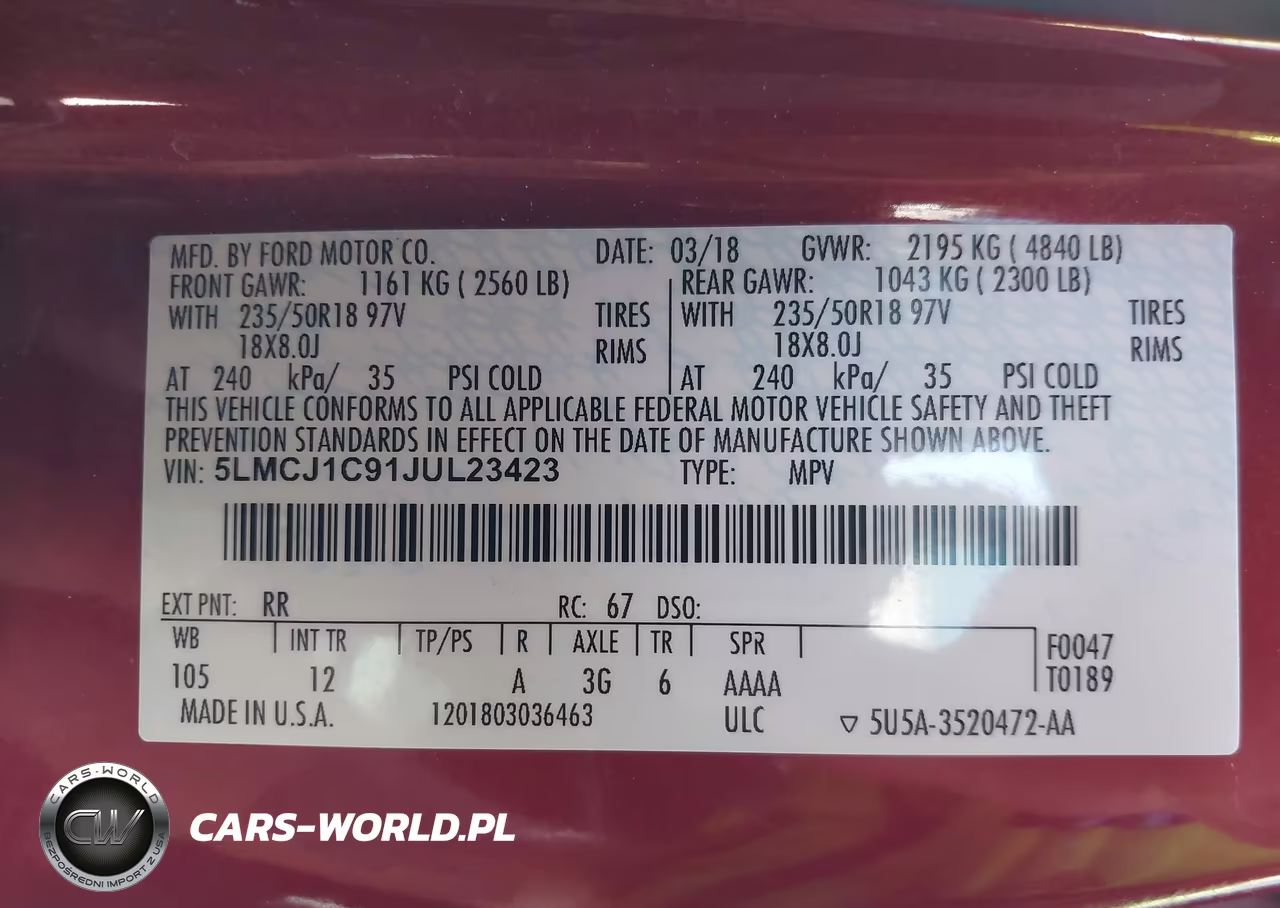 2018 Lincoln Mkc Premiere VIN:5LMCJ1C91JUL23423 - 9