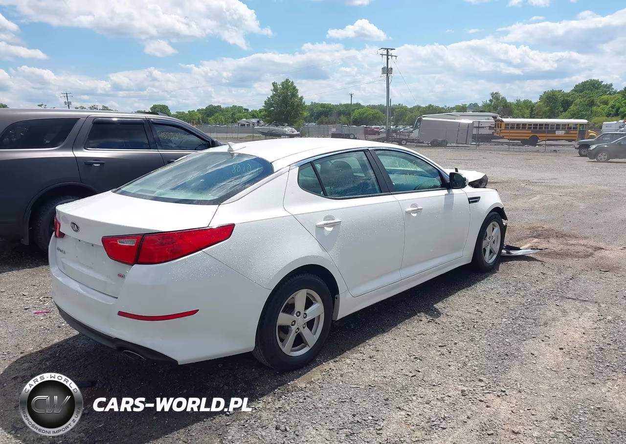 2015 Kia Optima Lx VIN:5XXGM4A73FG507911 - 4