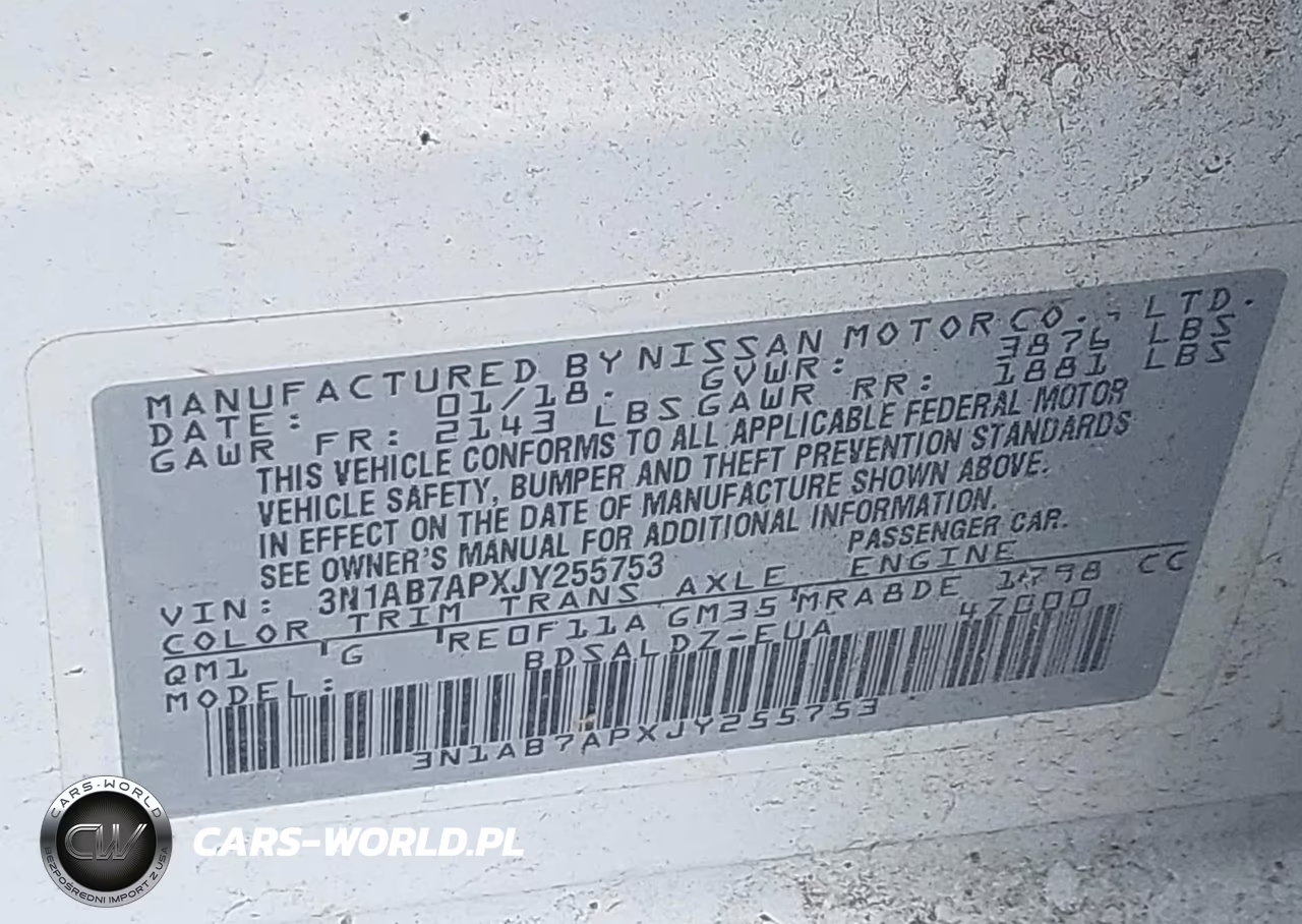 2018 Nissan Sentra Sv VIN:3N1AB7APXJY255753 - 9