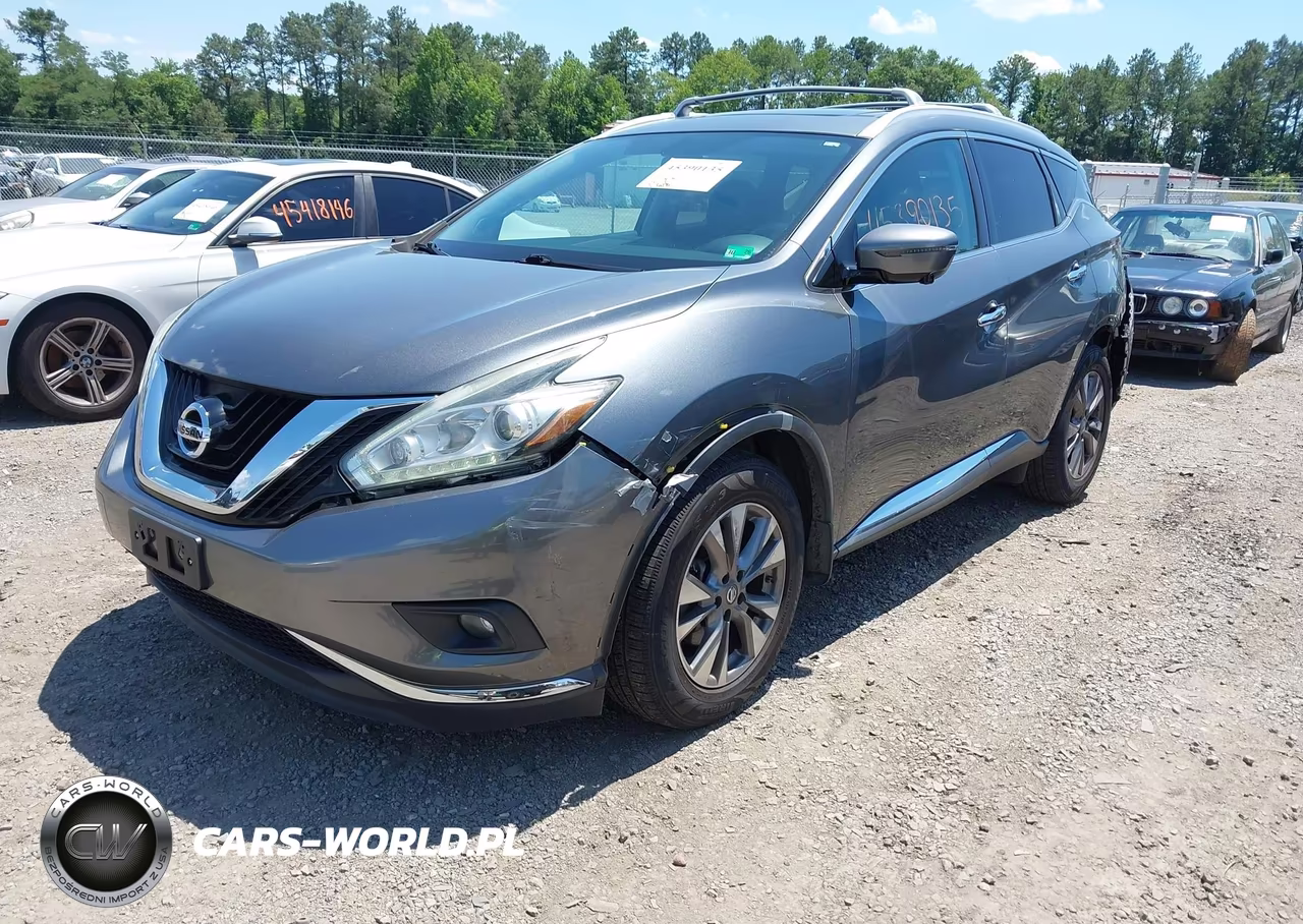 2015 Nissan Murano Sl VIN:5N1AZ2MH3FN285516 - 2