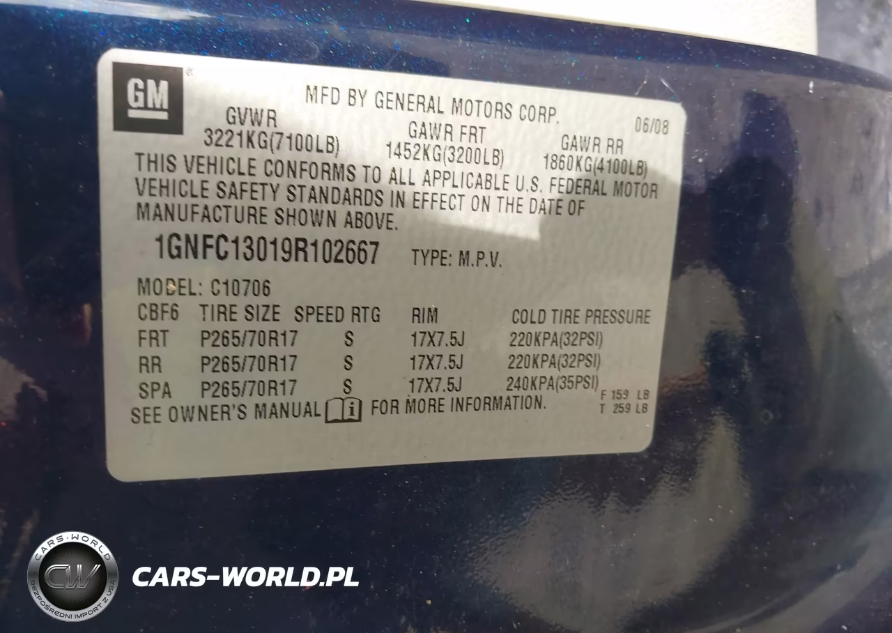 2009 Chevrolet Tahoe Ls VIN:1GNFC13019R102667 - 9