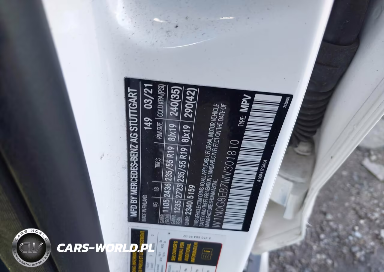 2021 Mercedes-Benz Glc 300 4Matic Suv VIN:W1N0G8EB7MV301810 - 9