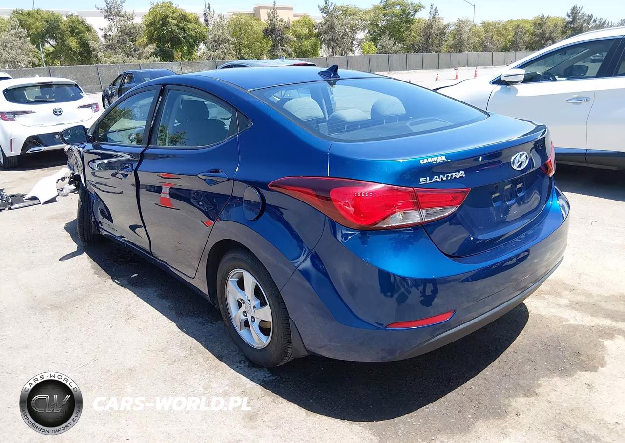 2015 Hyundai Elantra Se VIN:5NPDH4AE1FH612814 - 3
