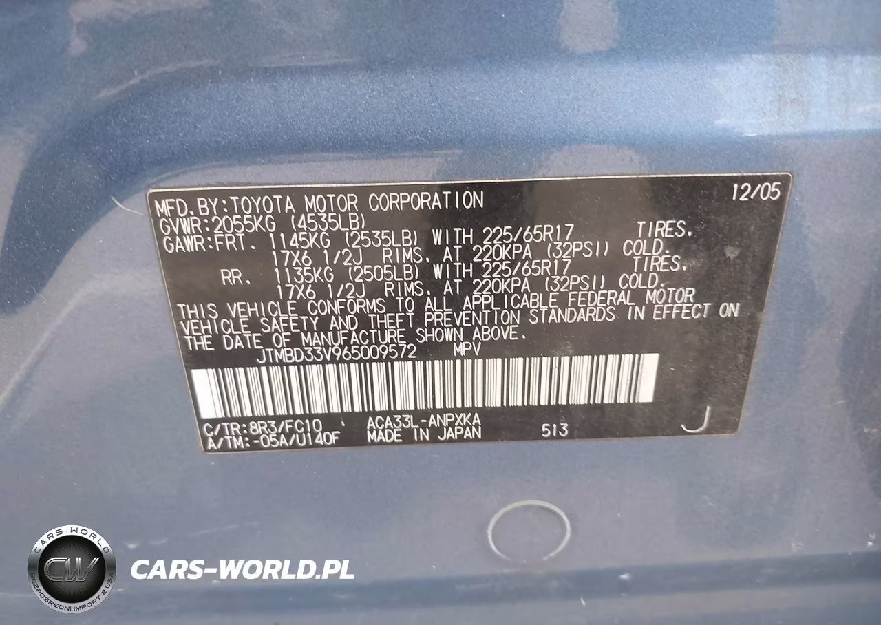 2006 Toyota Rav4 VIN:JTMBD33V965009572 - 9