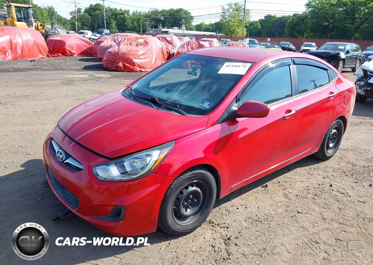 2012 Hyundai Accent Gls VIN:KMHCT4AE5CU127051 - 2