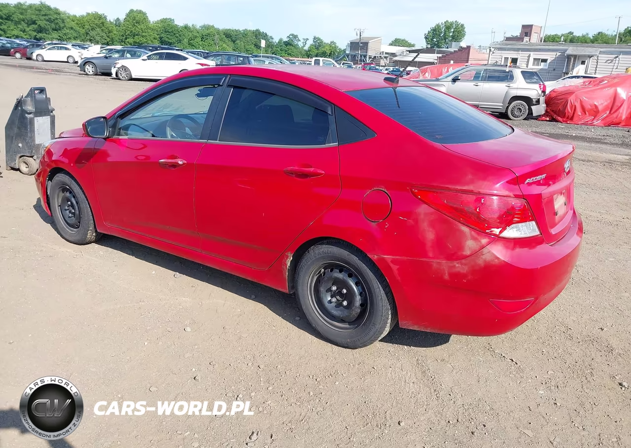 2012 Hyundai Accent Gls VIN:KMHCT4AE5CU127051 - 3