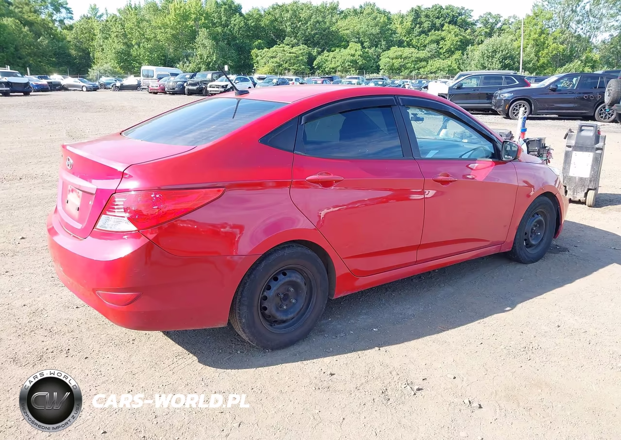 2012 Hyundai Accent Gls VIN:KMHCT4AE5CU127051 - 4