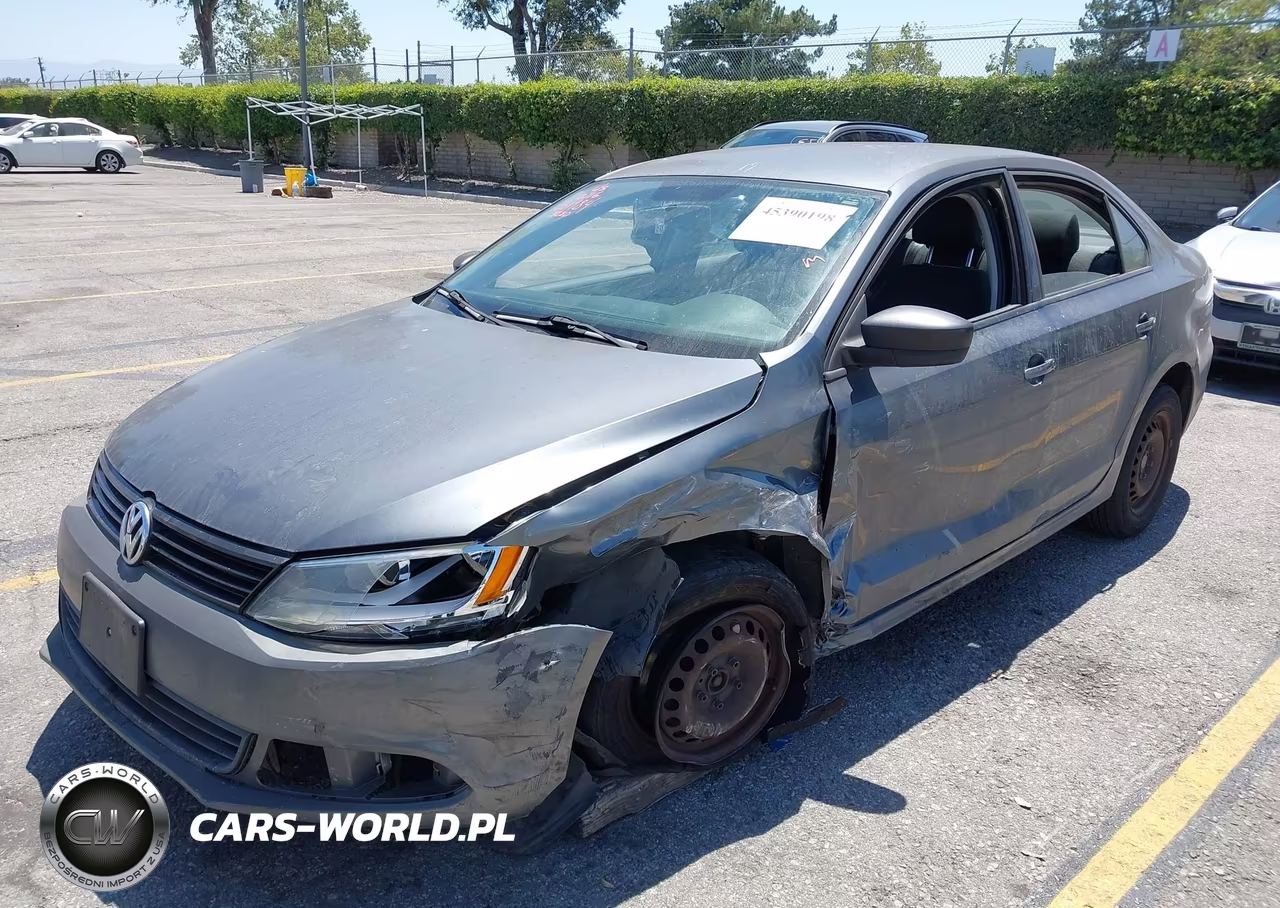 2012 Volkswagen Jetta 2.0L S VIN:3VW2K7AJ3CM418280 - 2