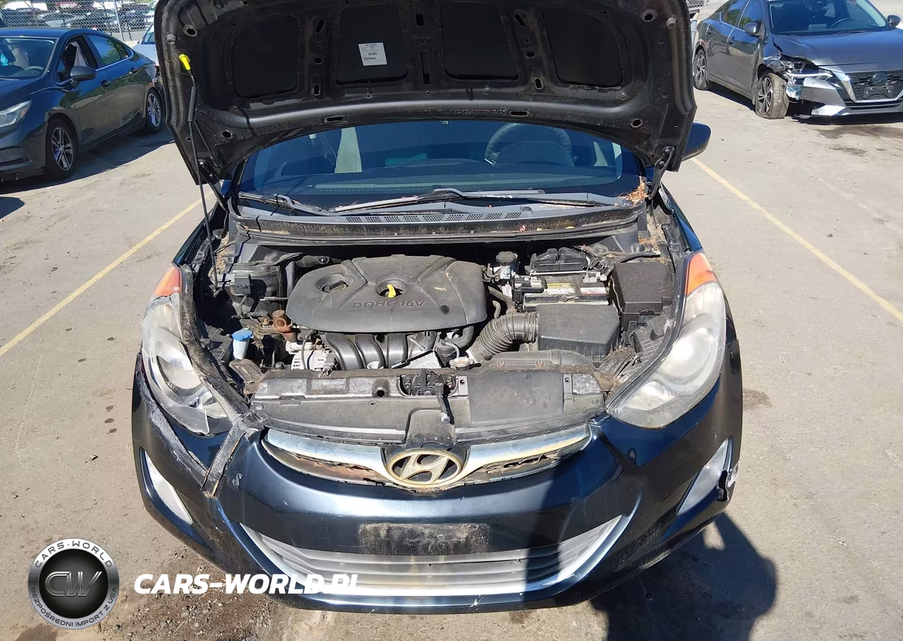 2013 Hyundai Elantra Gls VIN:5NPDH4AE7DH321828 - 10