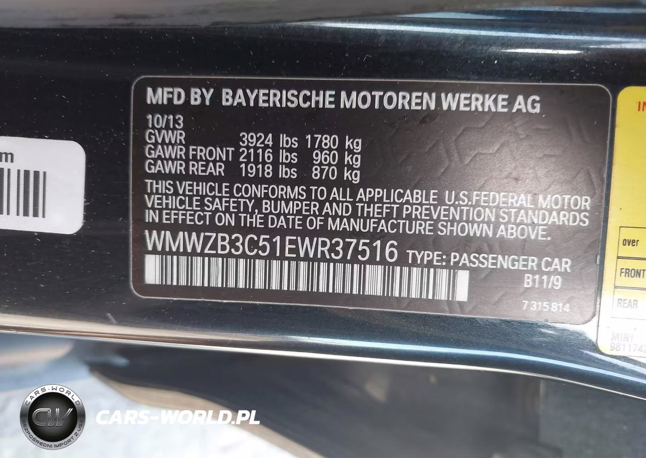 2014 Mini Countryman Cooper VIN:WMWZB3C51EWR37516 - 9