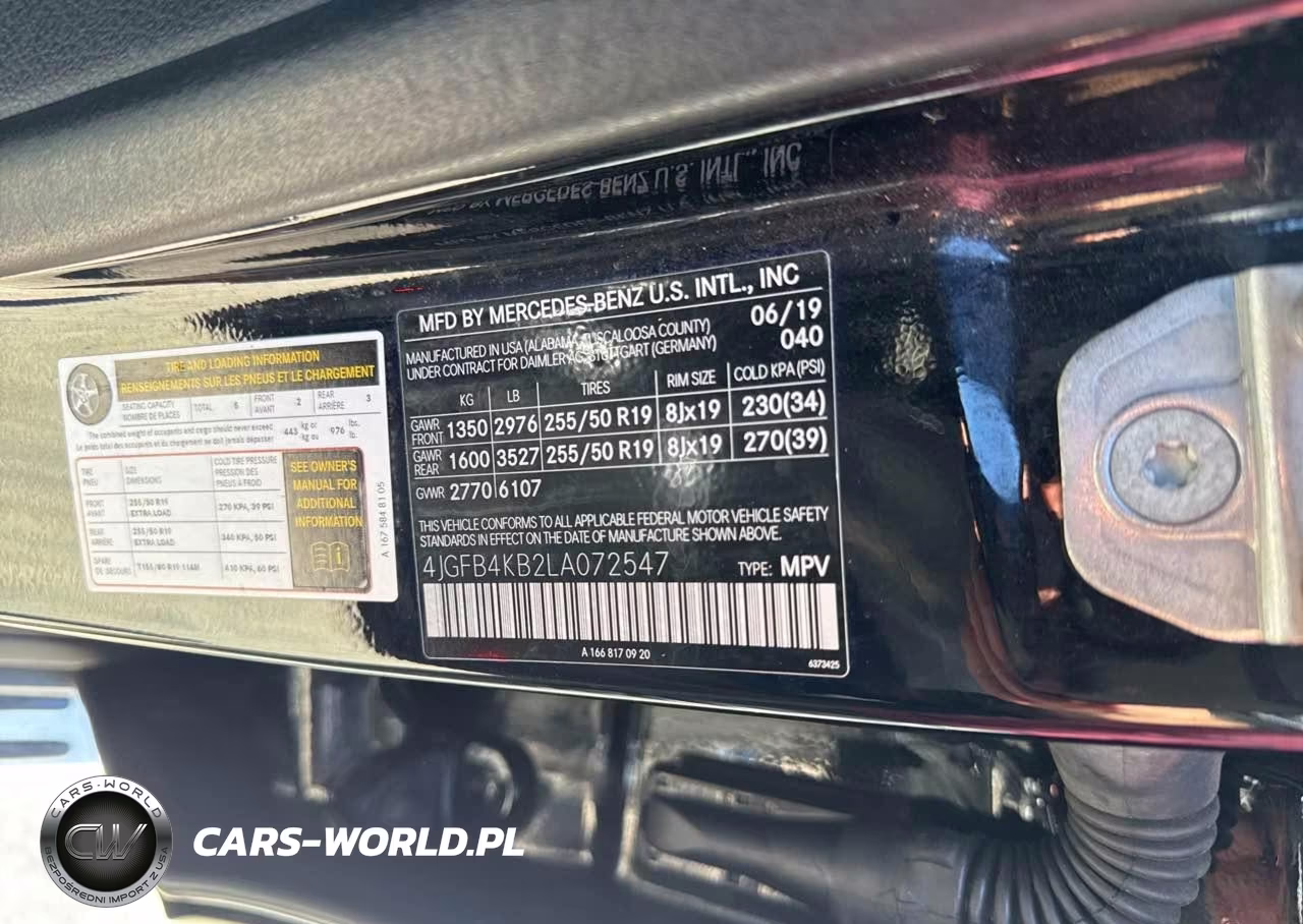 2020 Merz Gle 350 4M VIN:4JGFB4KB2LA072547 - 9