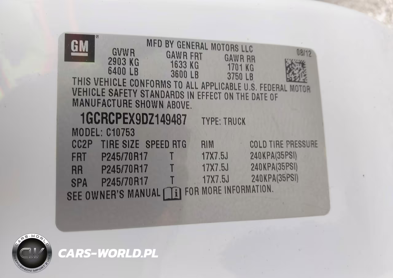 2013 Chevrolet Silverado 1500 Work Truck VIN:1GCRCPEX9DZ149487 - 9