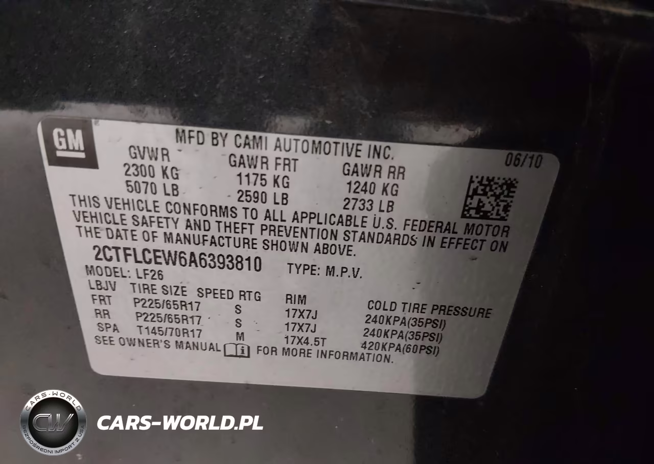 2010 GMC Terrain Sle-1 VIN:2CTFLCEW6A6393810 - 9
