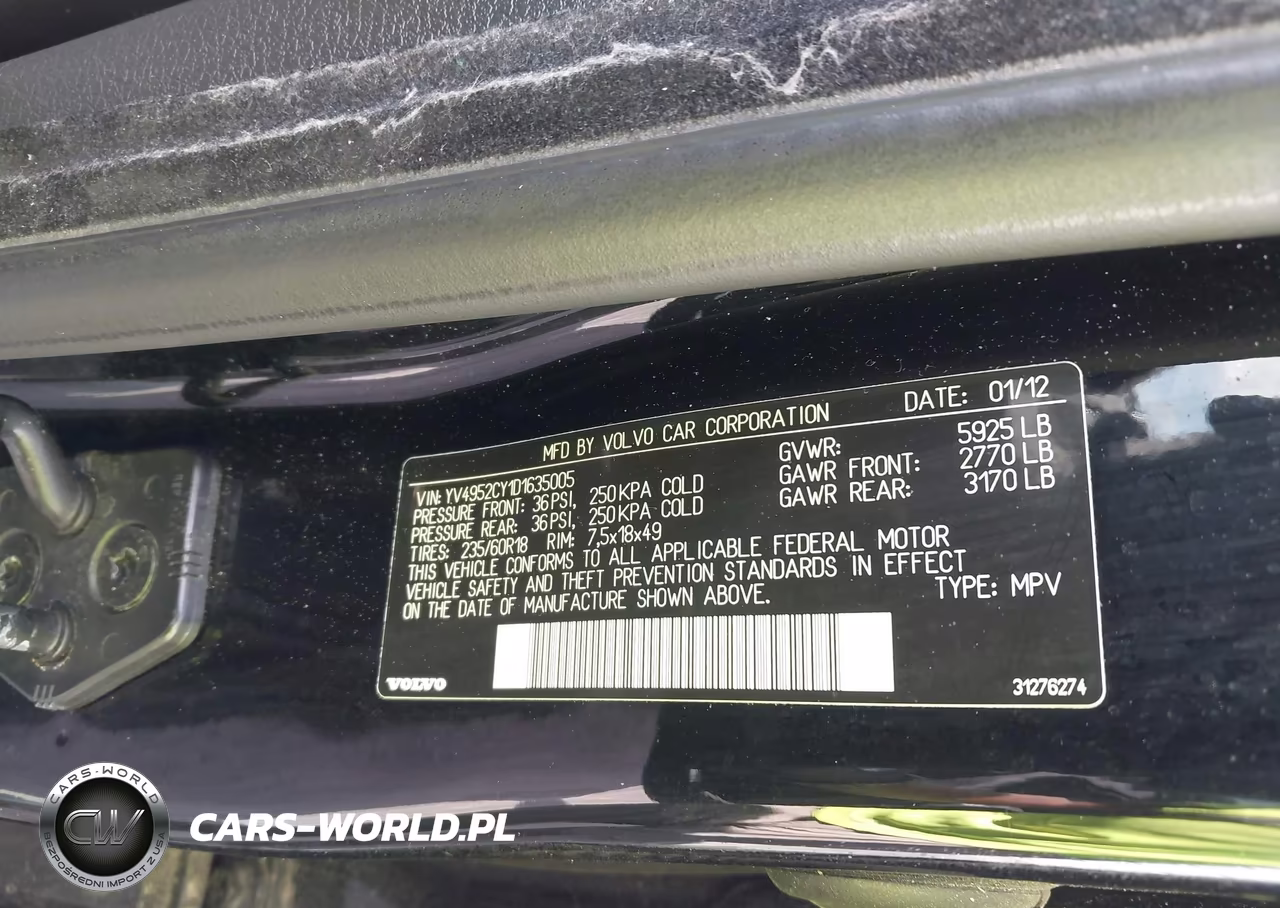 2013 Volvo Xc90 3.2-3.2 Platinum-3.2 Premier Plus VIN:YV4952CY1D1635005 - 9