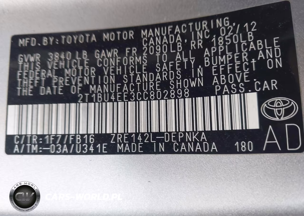 2012 Toyota Corolla Le VIN:2T1BU4EE3CC802898 - 9