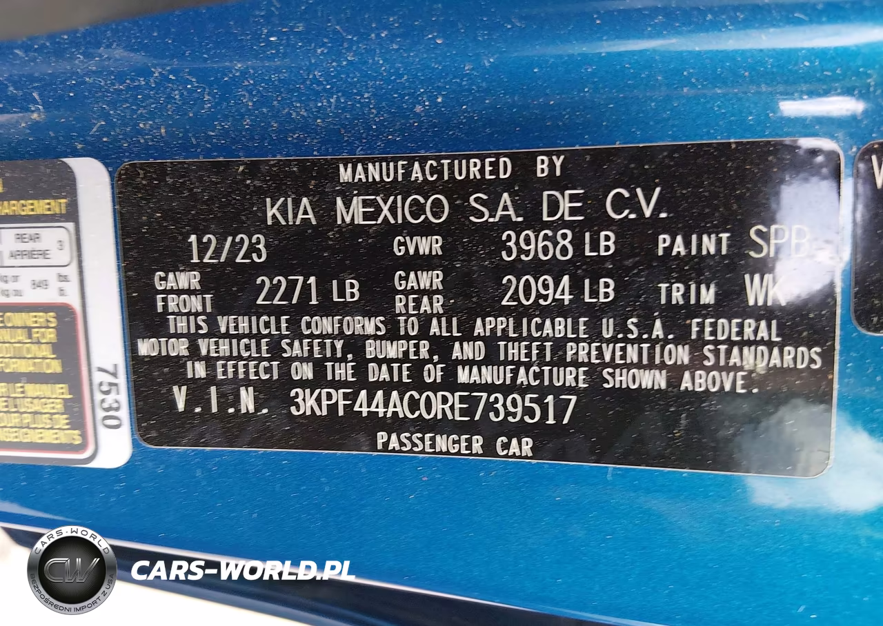 2024 Kia Forte Gt VIN:3KPF44AC0RE739517 - 9