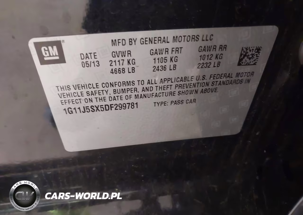 2013 Chevrolet Malibu 2Lz VIN:1G11J5SX5DF299781 - 9