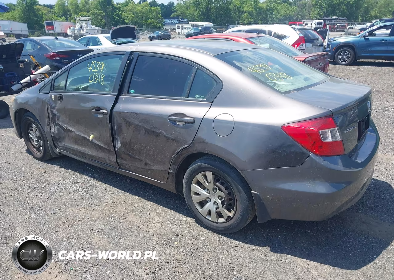 2012 Honda Civic Lx VIN:19XFB2F59CE082339 - 3