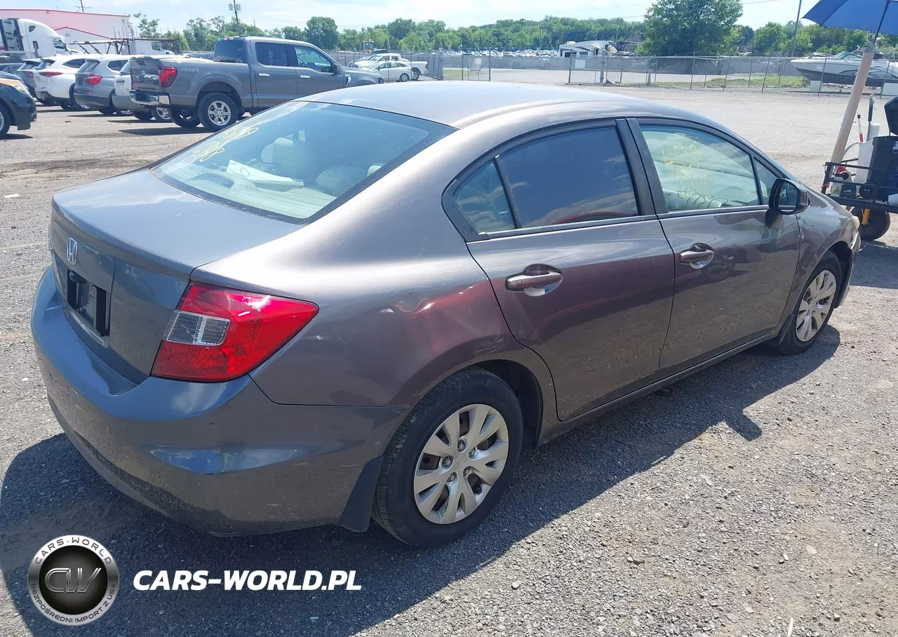 2012 Honda Civic Lx VIN:19XFB2F59CE082339 - 4