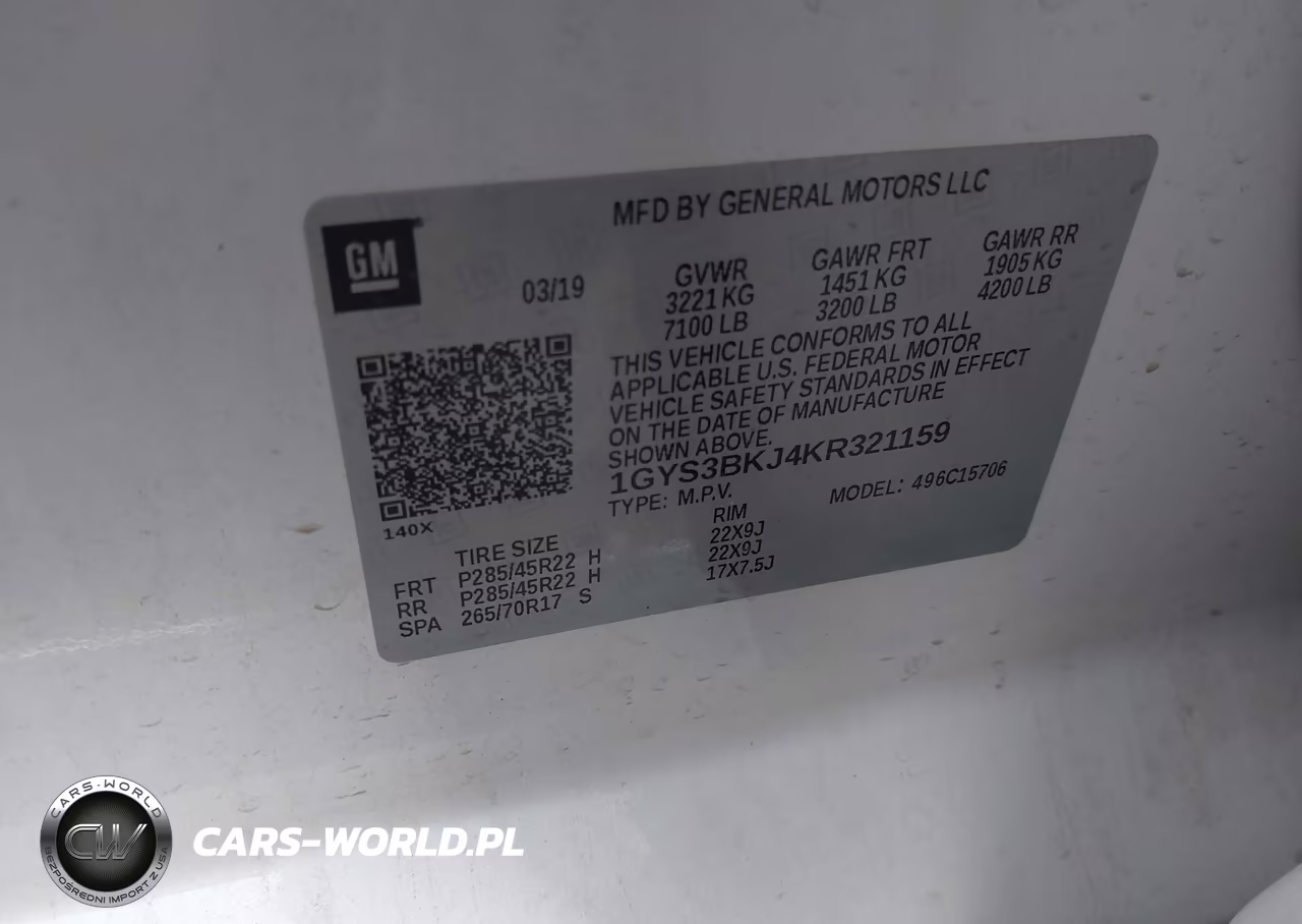2019 Cadillac Escalade Luxury VIN:1GYS3BKJ4KR321159 - 9