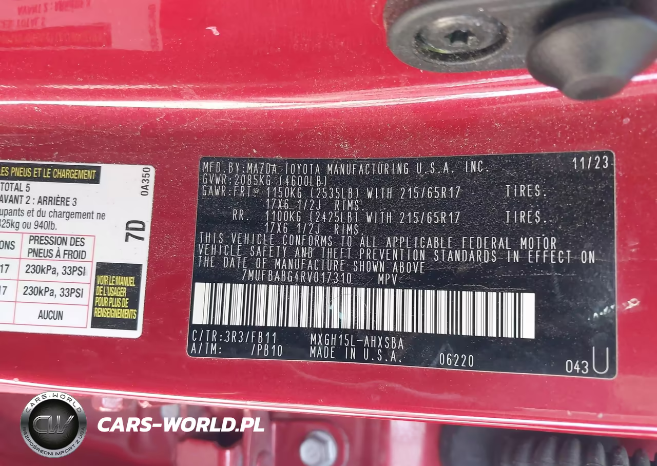 2024 Toyota Corolla Cross Hybrid Se VIN:7MUFBABG4RV017310 - 9