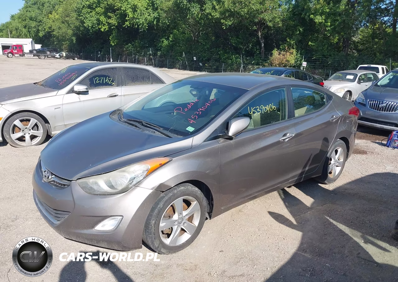 2013 Hyundai Elantra Gls VIN:5NPDH4AEXDH159595 - 2