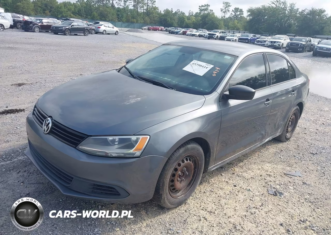 2014 Volkswagen Jetta 2.0L S VIN:3VW2K7AJ7EM257709 - 2
