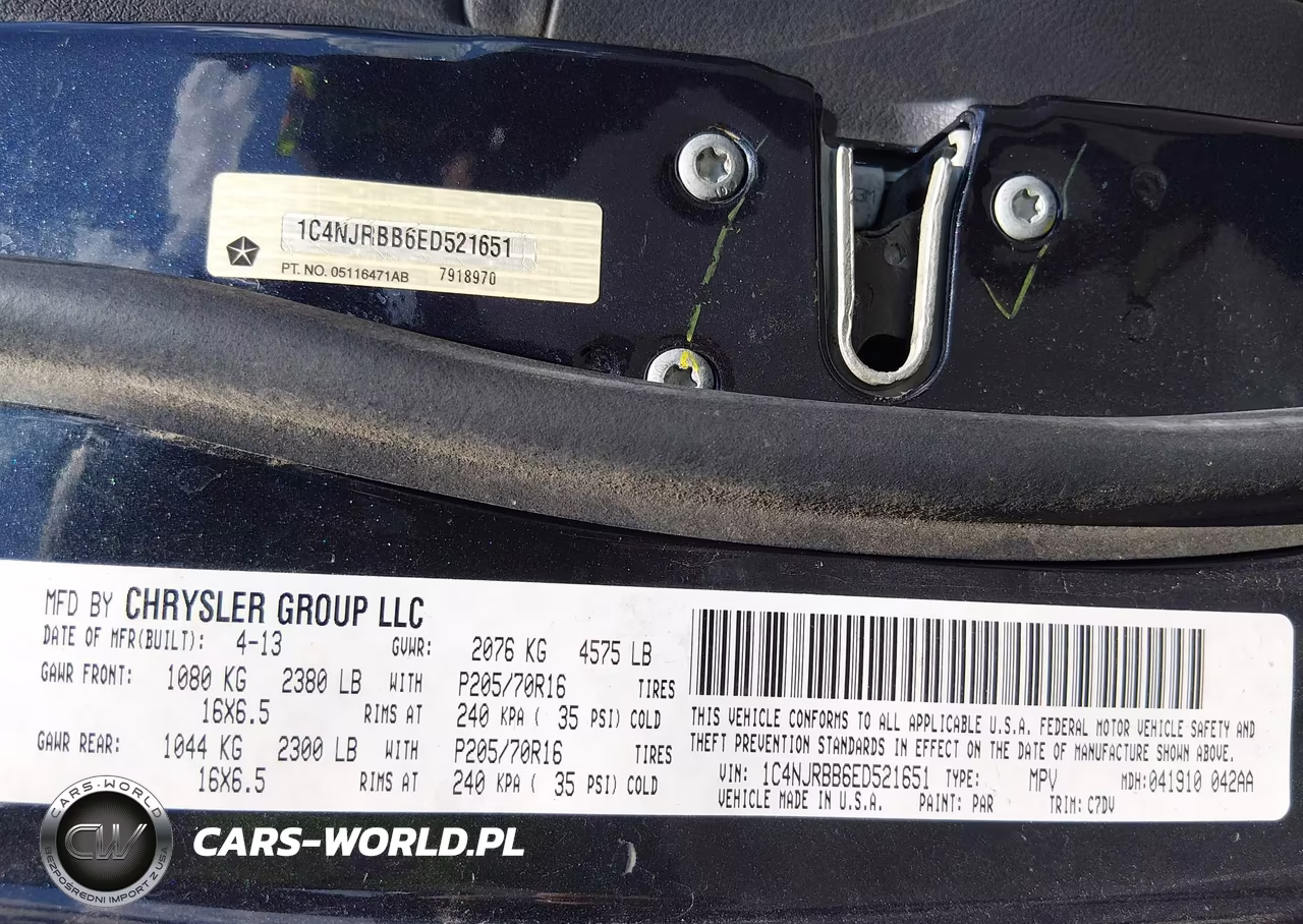 2014 Jeep Patriot Sport VIN:1C4NJRBB6ED521651 - 9