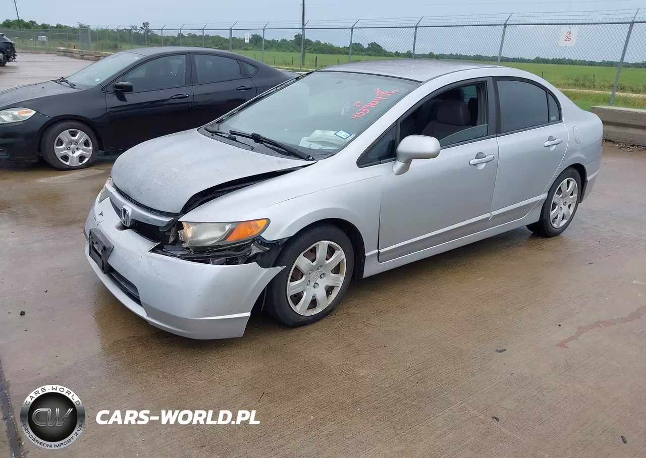 2008 Honda Civic Lx VIN:1HGFA165X8L012412 - 2